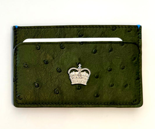 Lady's European Ostrich Cardholder
