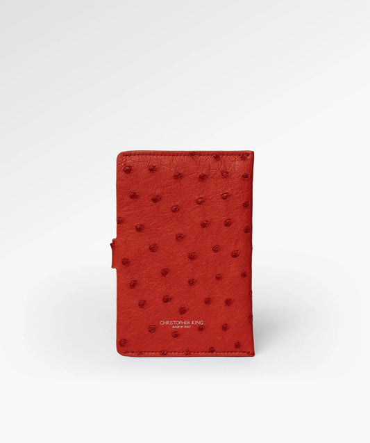 Lady's Ostrich Passport Holder