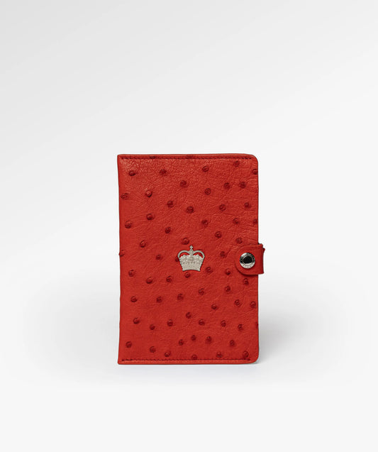 Lady's Ostrich Passport Holder