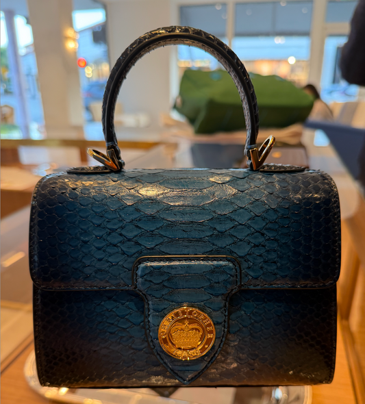 lady's 20 python navy/yello gold