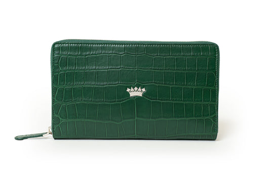 Gentleman’s Crocodylus Porosus Zipper Wallet