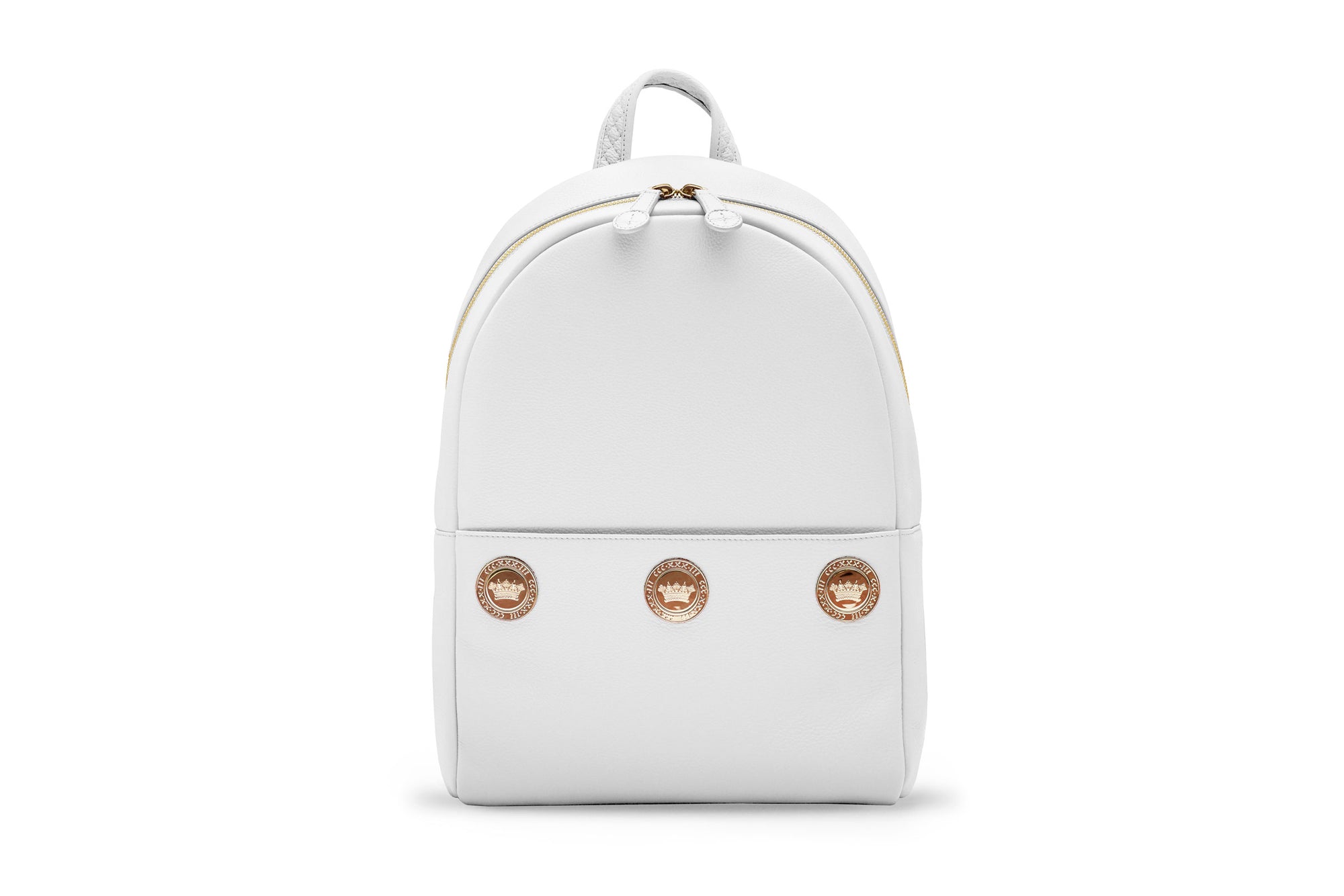 Christopher Kon - Light Brown Pebbled Leather Backpack – Current Boutique